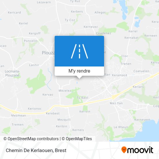 Chemin De Kerlaouen plan