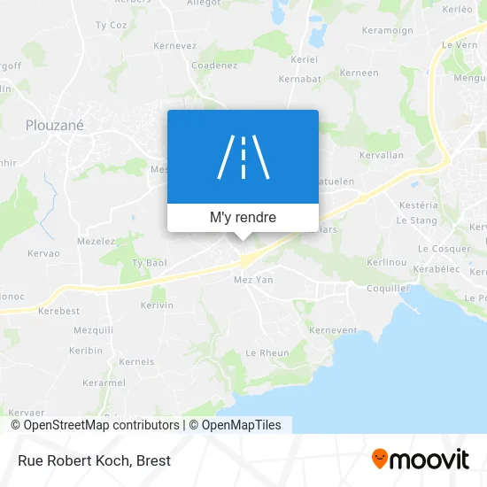 Rue Robert Koch plan