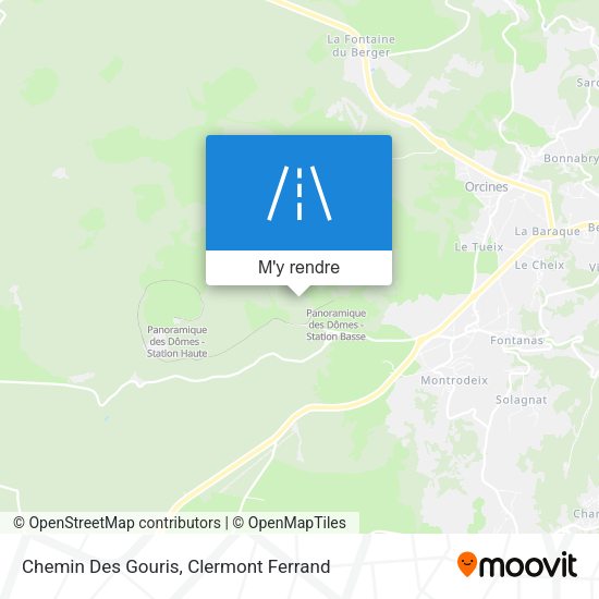 Chemin Des Gouris plan