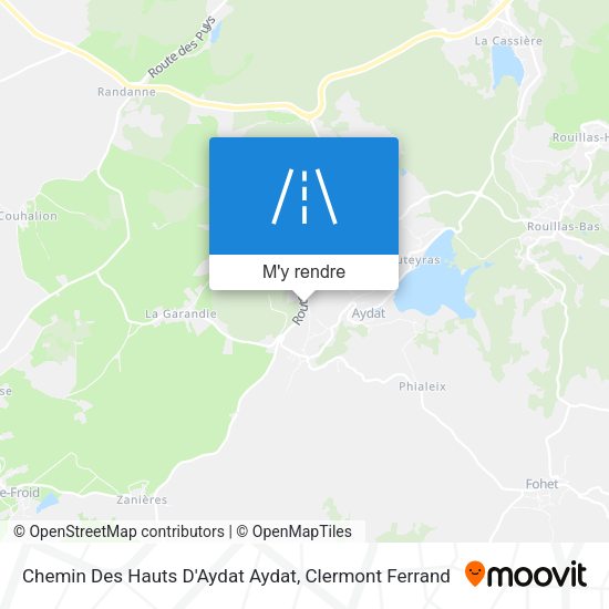 Chemin Des Hauts D'Aydat Aydat plan