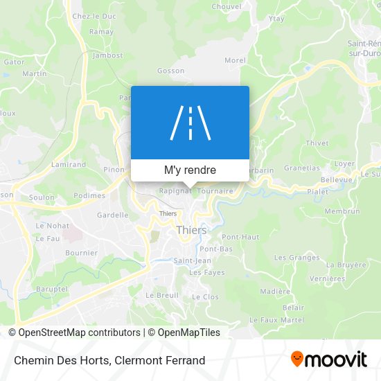 Chemin Des Horts plan