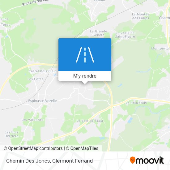 Chemin Des Joncs plan