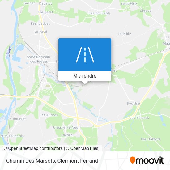 Chemin Des Marsots plan