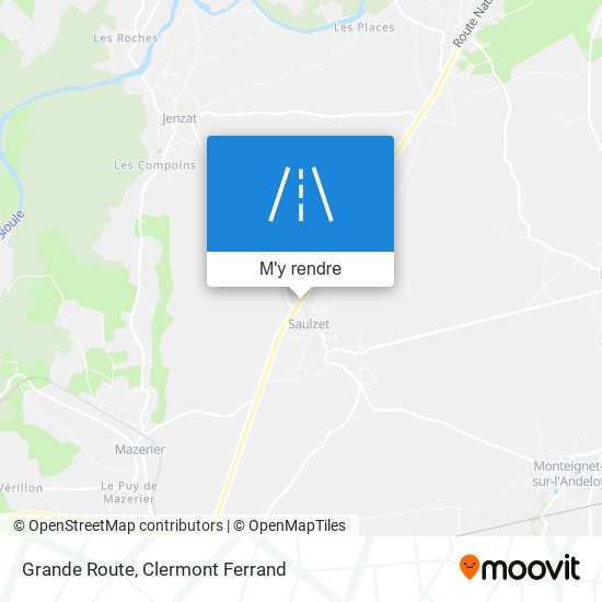 Grande Route plan