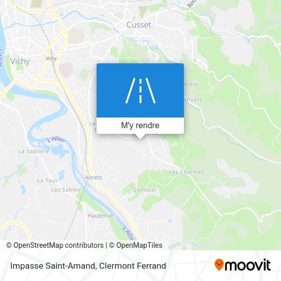 Impasse Saint-Amand plan