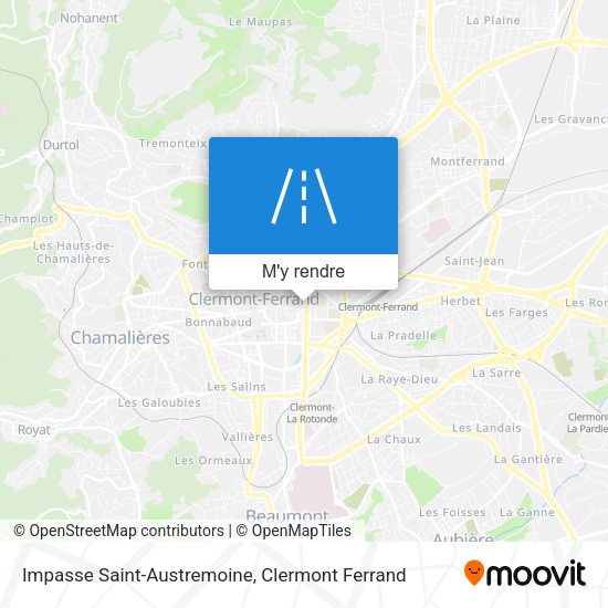 Impasse Saint-Austremoine plan