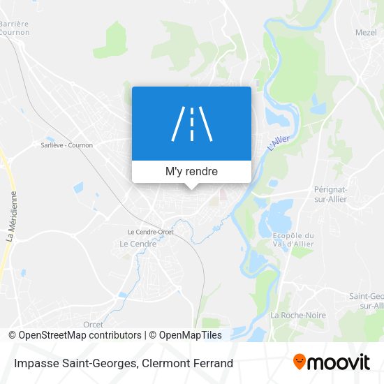 Impasse Saint-Georges plan