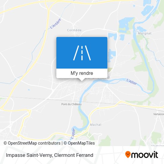 Impasse Saint-Verny plan