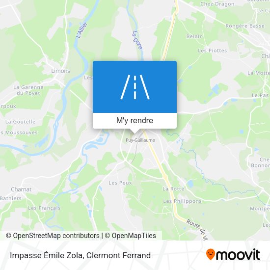 Impasse Émile Zola plan