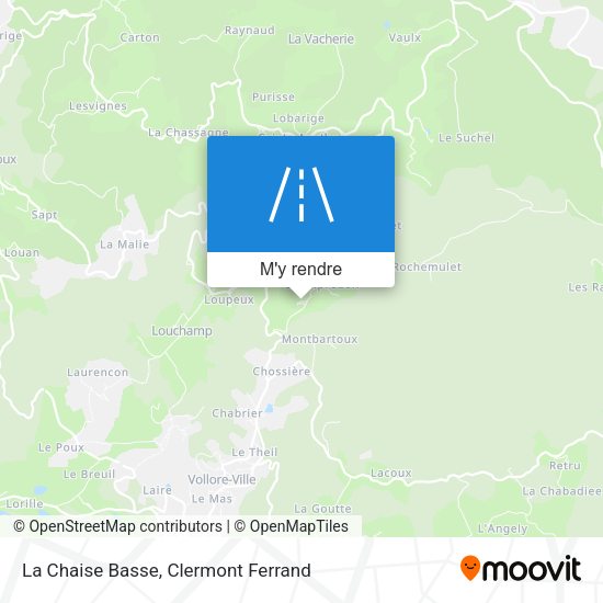 La Chaise Basse plan