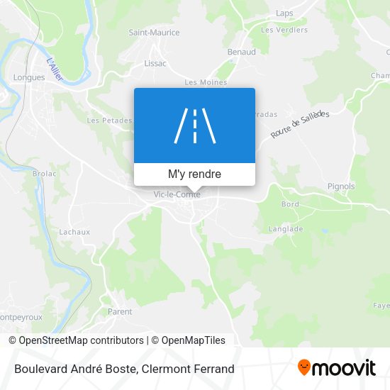 Boulevard André Boste plan