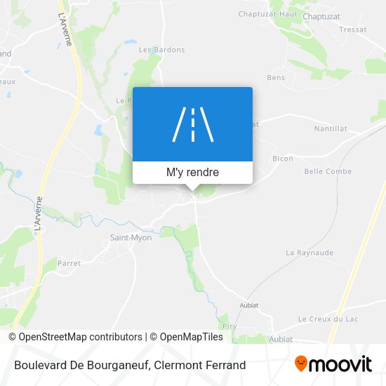 Boulevard De Bourganeuf plan