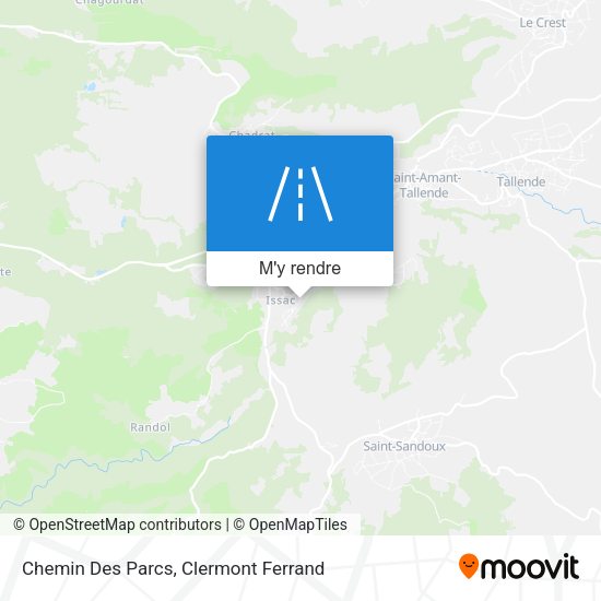 Chemin Des Parcs plan