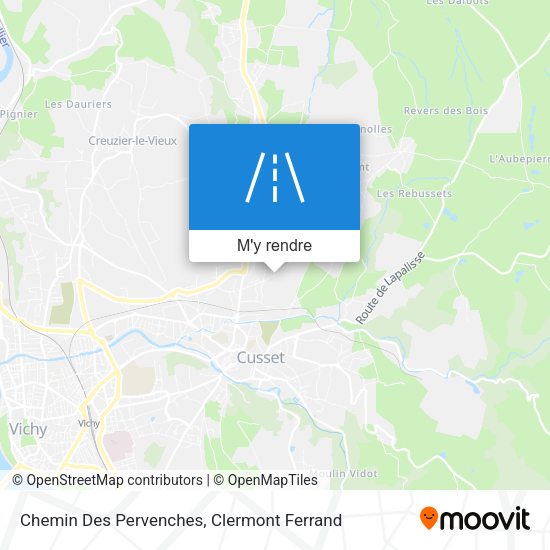 Chemin Des Pervenches plan