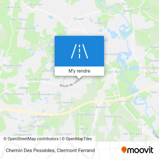 Chemin Des Pessèdes plan