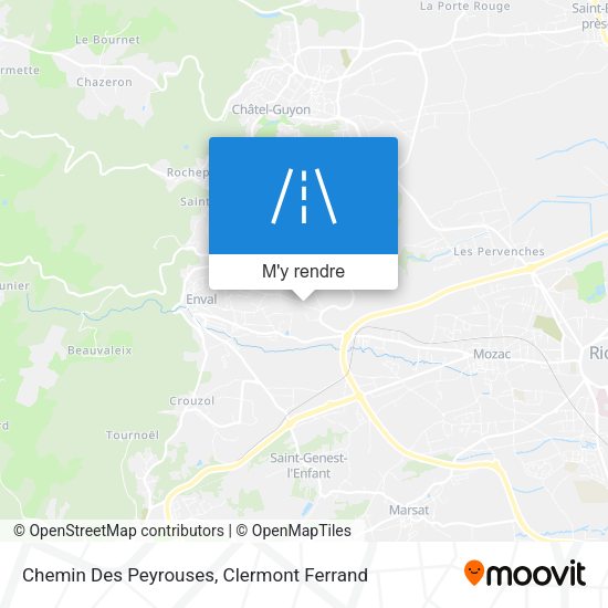 Chemin Des Peyrouses plan