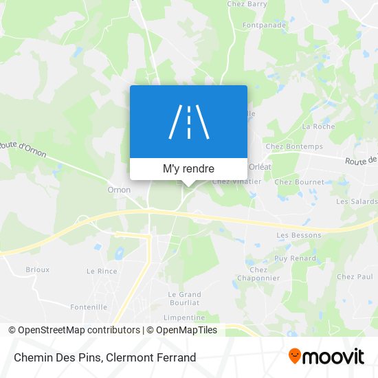 Chemin Des Pins plan