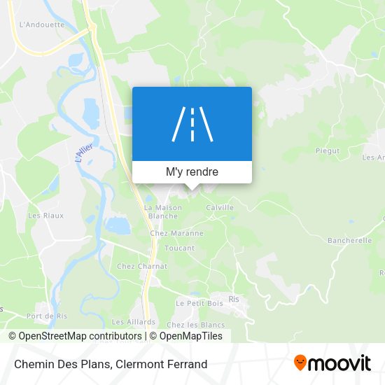 Chemin Des Plans plan