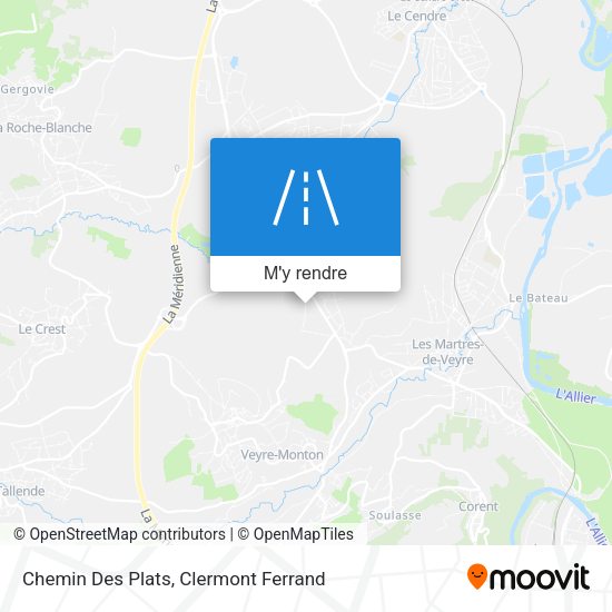 Chemin Des Plats plan