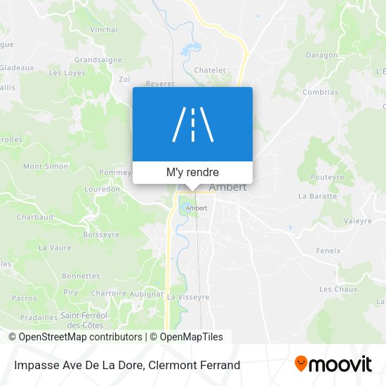 Impasse Ave De La Dore plan