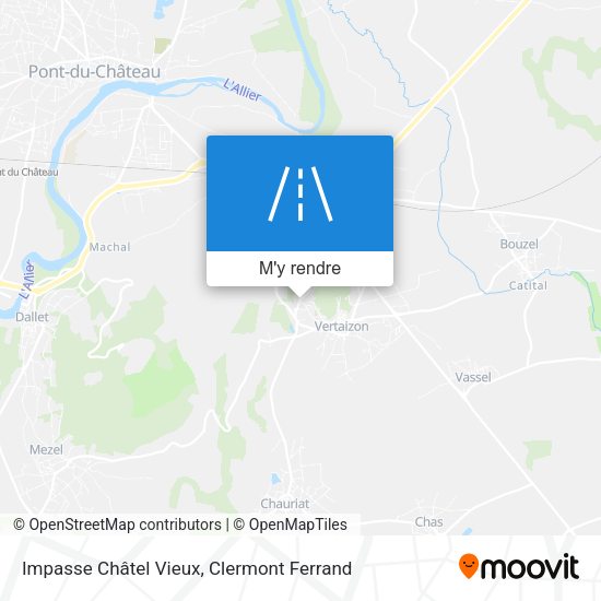 Impasse Châtel Vieux plan