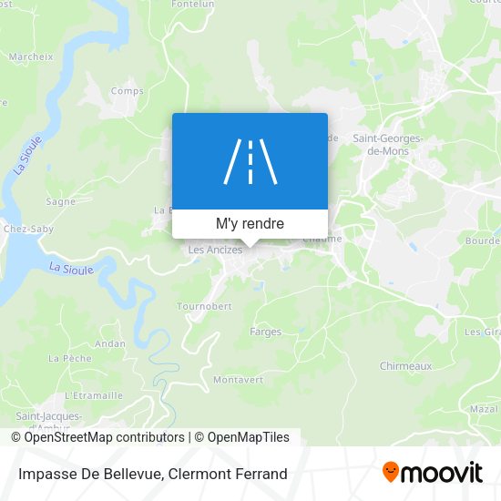 Impasse De Bellevue plan