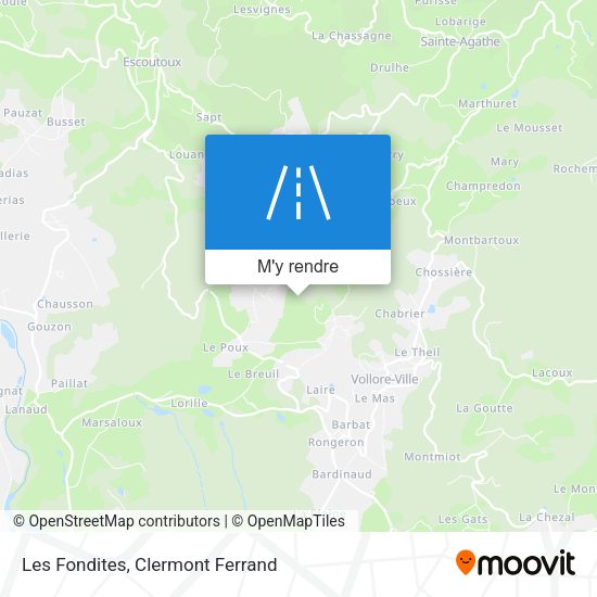 Les Fondites plan