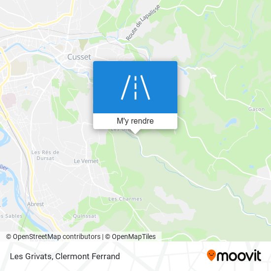 Les Grivats plan
