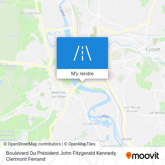 Boulevard Du Président John Fitzgerald Kennedy plan