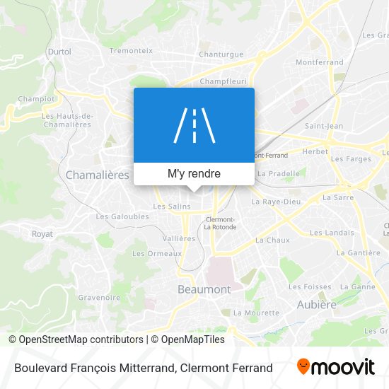 Boulevard François Mitterrand plan