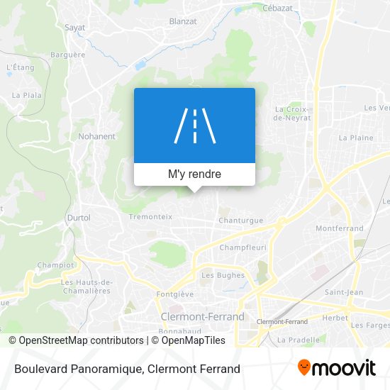 Boulevard Panoramique plan