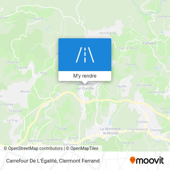 Carrefour De L'Égalité plan