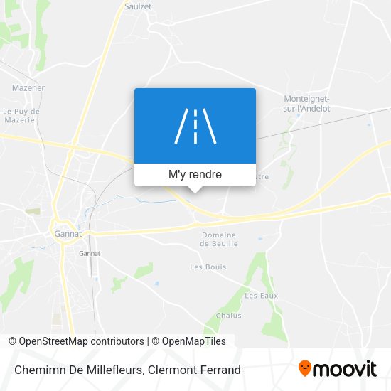 Chemimn De Millefleurs plan