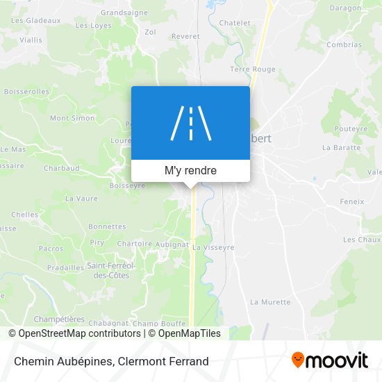 Chemin Aubépines plan