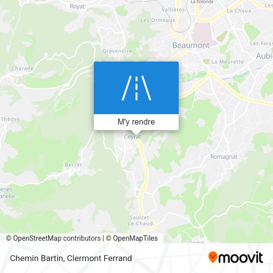 Chemin Bartin plan