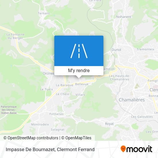 Impasse De Bournazet plan