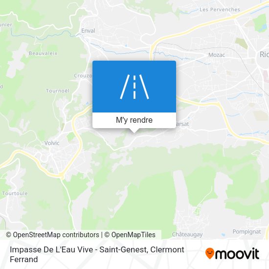 Impasse De L'Eau Vive - Saint-Genest plan