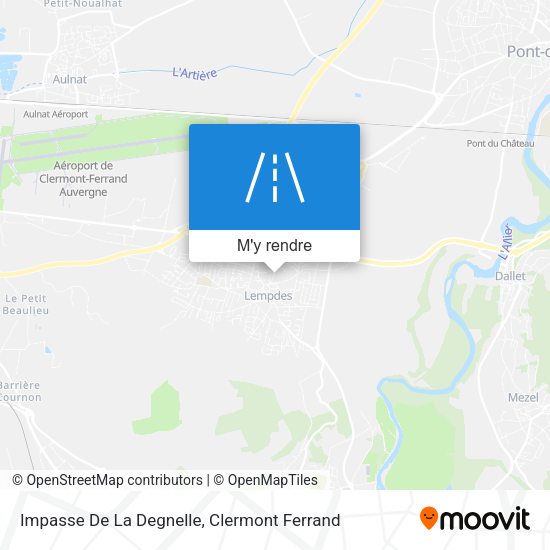 Impasse De La Degnelle plan