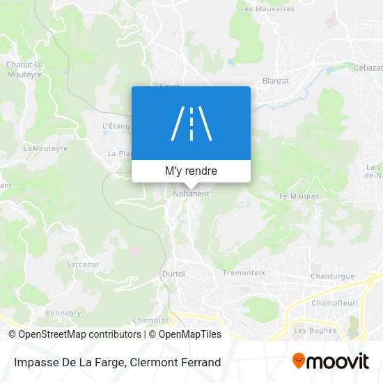 Impasse De La Farge plan