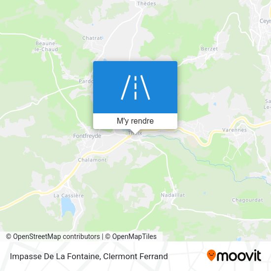 Impasse De La Fontaine plan