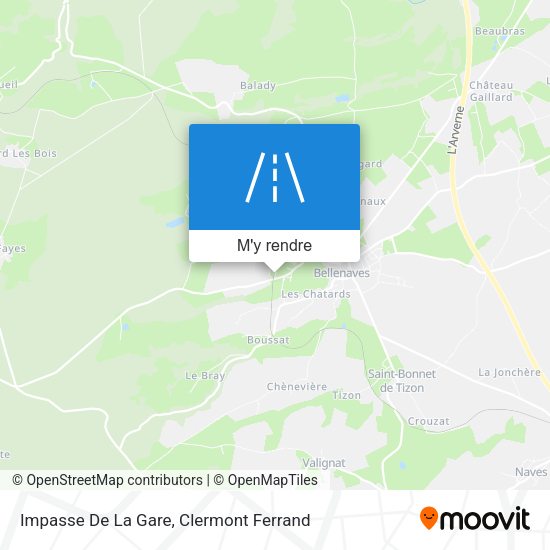 Impasse De La Gare plan