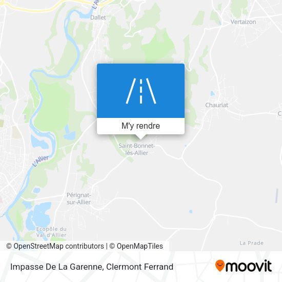 Impasse De La Garenne plan
