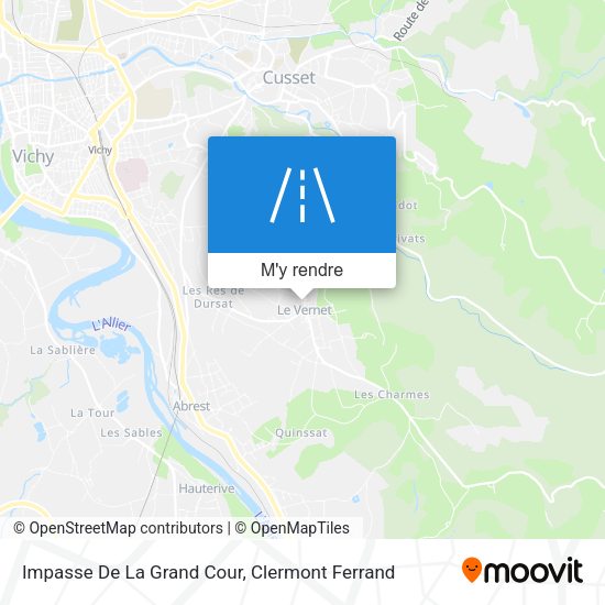 Impasse De La Grand Cour plan