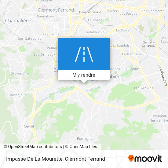Impasse De La Mourette plan