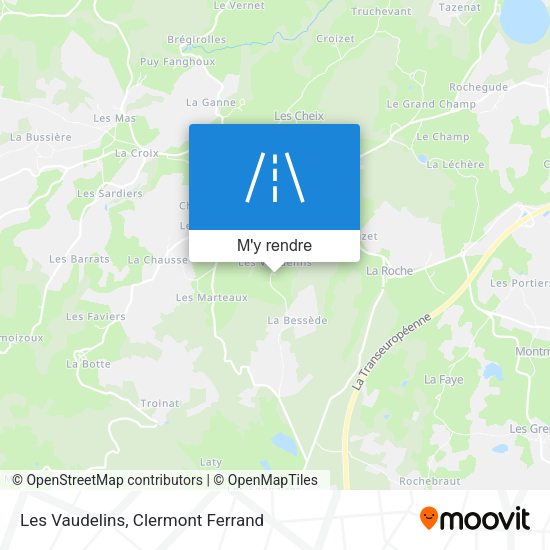 Les Vaudelins plan