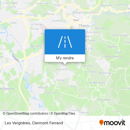Les Vergnères plan
