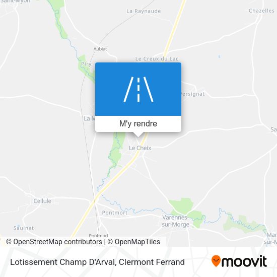Lotissement Champ D'Arval plan