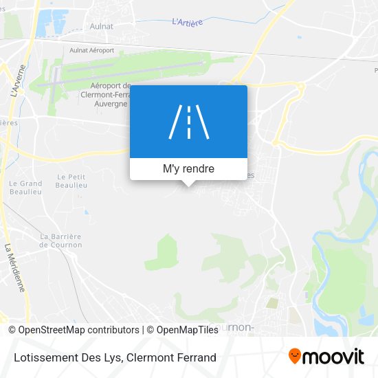 Lotissement Des Lys plan