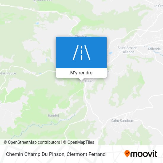 Chemin Champ Du Pinson plan