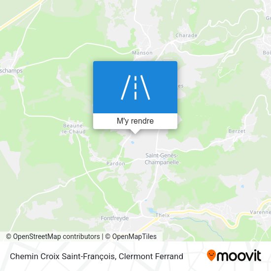 Chemin Croix Saint-François plan